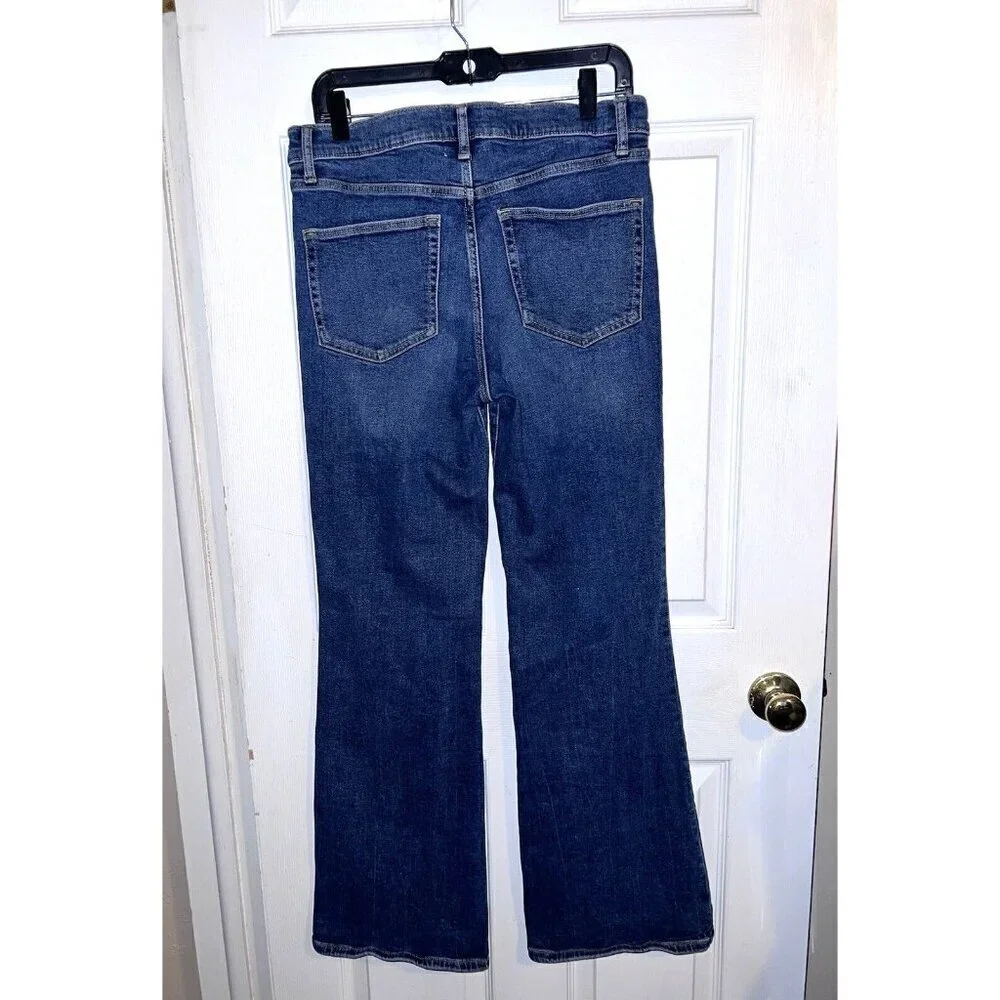 LOVERS AND FRIENDS River Verona Stretch Denim Low Rise Ultra Flare Jeans